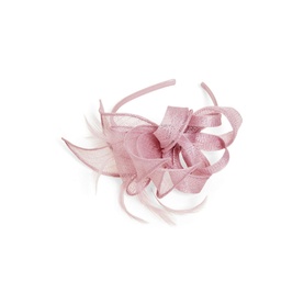 Bow Feather Disc Fascinator