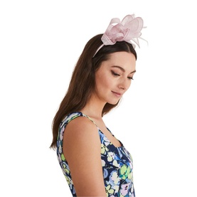 Bow Feather Disc Fascinator