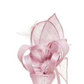 Bow Feather Disc Fascinator