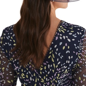 Oversized Floral Disc Fascinator