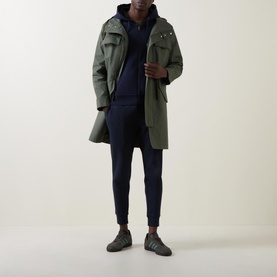 Double Knit Zip-Through Hoodie