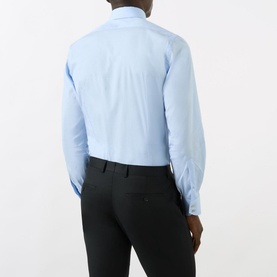 Stretch Poplin Single-Cuff Shirt