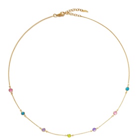 Hot Rox Multi Gemstone Choker