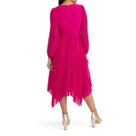 Petite Petra Pleated Wrap Dress
