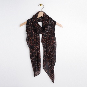 Monica Star Print Lightweight Scarf