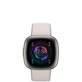 Sense 2 Lunar White-Platinum Smart Watch
