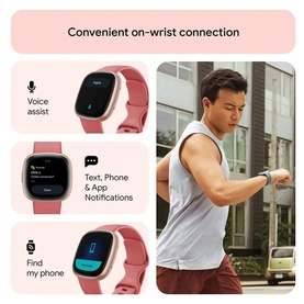 Versa 4 Pink Sand/Copper Rose Smart Watch