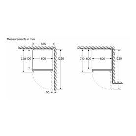 Series 4 Free-standing 186 X 60 Cm Fridge-freezer