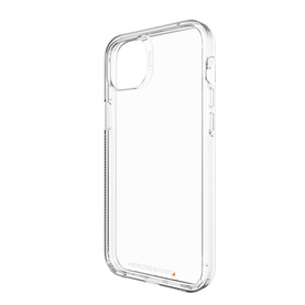Zagg Gear4 Crystal Palace iPhone 14 Plus case in clear transparent hard shell with reinforced corners