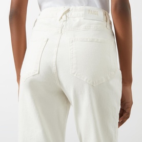 Stella Raw Hem Straight Leg Jeans