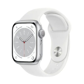 Watch Series 8 41mm Silver White Sport Band