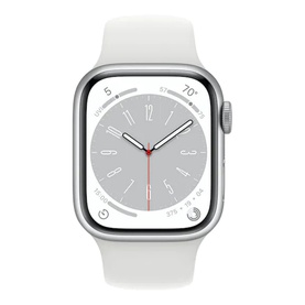 Watch Series 8 41mm Silver White Sport Band