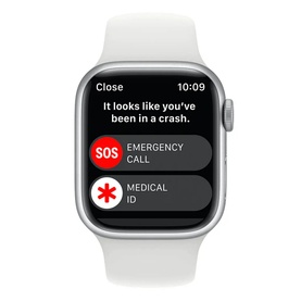 Watch Series 8 41mm Silver White Sport Band