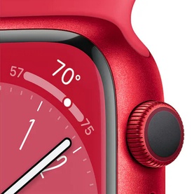 Watch Series 8 45mm Red Sport Band