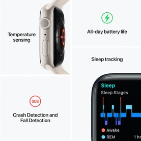 Watch Series 8 45mm Red Sport Band