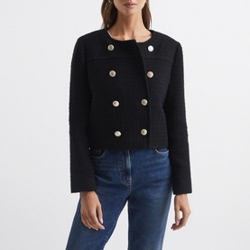 Esmie Cropped Double Breasted Jacket