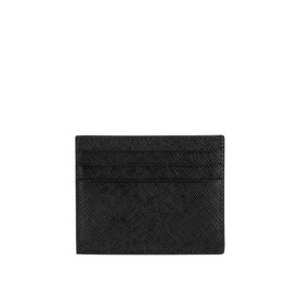 Logo Embellished Leather Cardholder