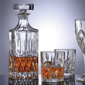 Whiskey Decanter & Whiskey Glasses 7-Piece Set
