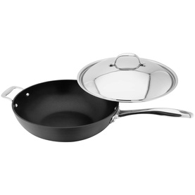 Non-Stick Hard Anodised Wok & Lid 30cm