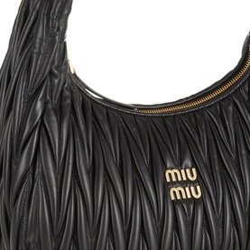 Wander Matelass&eacute; Nappa Leather Small Hobo Bag