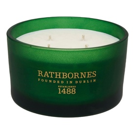 Dublin Retreat Musk, Black Ebony & Amber Scented Four Wick Candle
