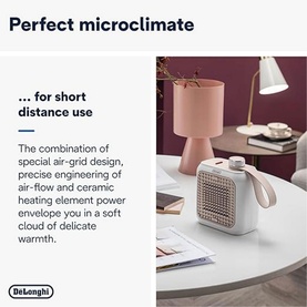 Capsule Desk Personal Ceramic Fan Heater