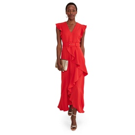 Phoebe Frill Maxi Dress
