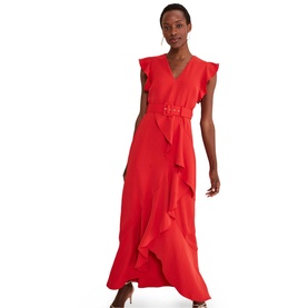 Phoebe Frill Maxi Dress