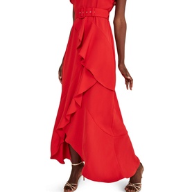 Phoebe Frill Maxi Dress