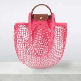 Le Pliage Filet Large Mesh Top Handle Bag