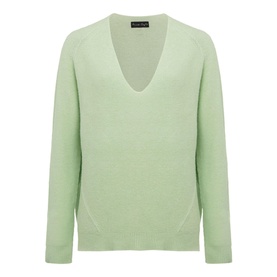 Melissa V Neck Textured Knit