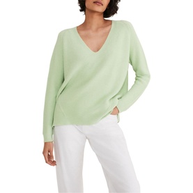 Melissa V Neck Textured Knit