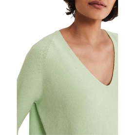Melissa V Neck Textured Knit