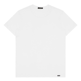 Cotton-Stretch Crew Neck T-Shirt