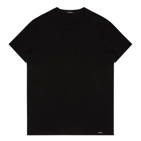 Cotton-Stretch Crew Neck T-Shirt