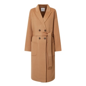 Dylan Double-Breasted Wrap Coat