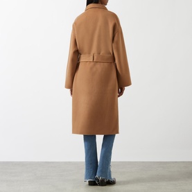 Dylan Double-Breasted Wrap Coat