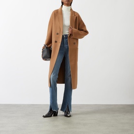 Dylan Double-Breasted Wrap Coat