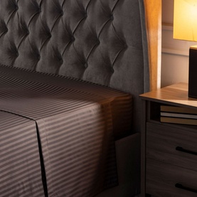 Hotel Suite 540 Flat Sheet Charcoal