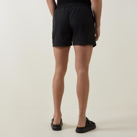 Zebra Logo Drawstring Shorts
