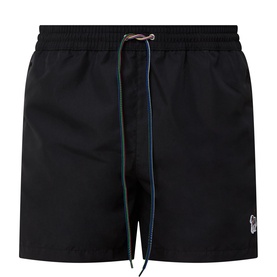 Zebra Logo Drawstring Shorts