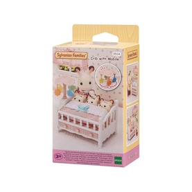 Crib With Mobile Set