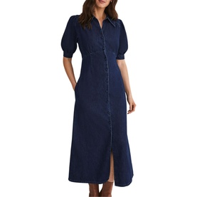 Cosette Denim Midi Dress