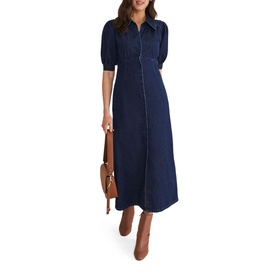 Cosette Denim Midi Dress