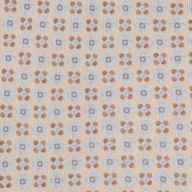 Geometric Print Silk Tie
