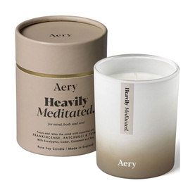 Heavily Meditated Scented Candle - Frankincense Patchouli & Thyme