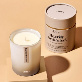 Heavily Meditated Scented Candle - Frankincense Patchouli & Thyme