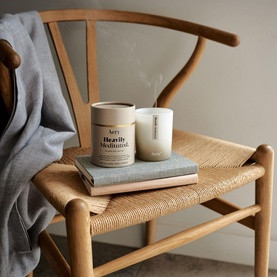 Heavily Meditated Scented Candle - Frankincense Patchouli & Thyme