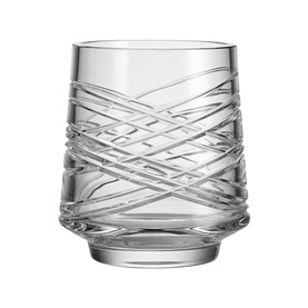 Waterford Aran Mastercraft Ice Bucket 2L in clear crystal with crisscross cut pattern and wide stable base