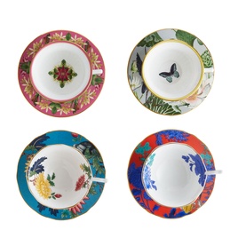 Wonderlust Teacup Saucer Set